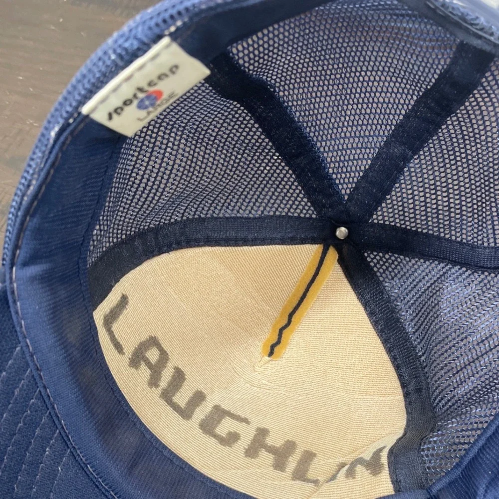 Vintage LA Express USFL Trucker Hat Sportcap Navy Blue Mesh Snapback Cap